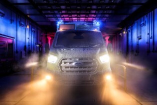 Ambulance prototype in Dunton's Environmental test facility